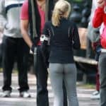 kristen bell yoga pants 1