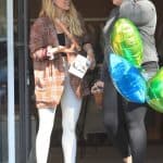 hilary duff yoga pants