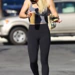 hilary duff yoga pants