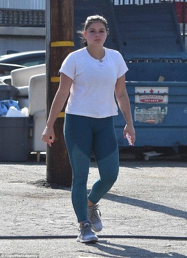 workout leggings teal ariel winter street walking